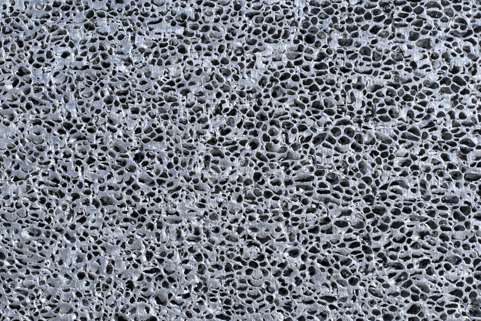 Foamed aluminum as a construction material and decorative element.